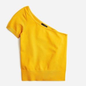 NWT One-shoulder stretch sweater